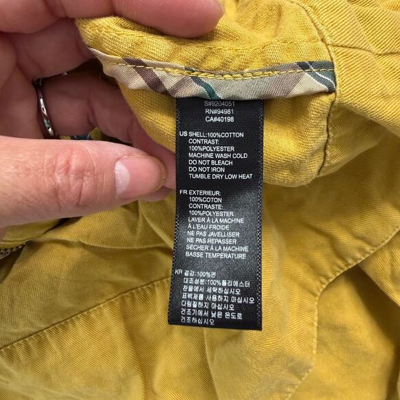 Forever 21 Women’s L Cargo Jacket Mustard Yellow Utility Relaxed Sleeve Y2K - Picture 4 of 4